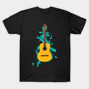 Classical Acoustic Guitar Natural Finish T-Shirt